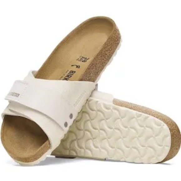 Birkenstock Shoes - Birkenstock Oita Comfort Suede Nubuck Leather Cork Sandals Slides NWT Women’s 8